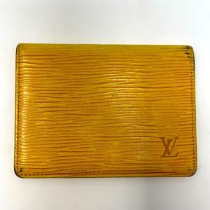 Louis Vuitton Epi Card Case
